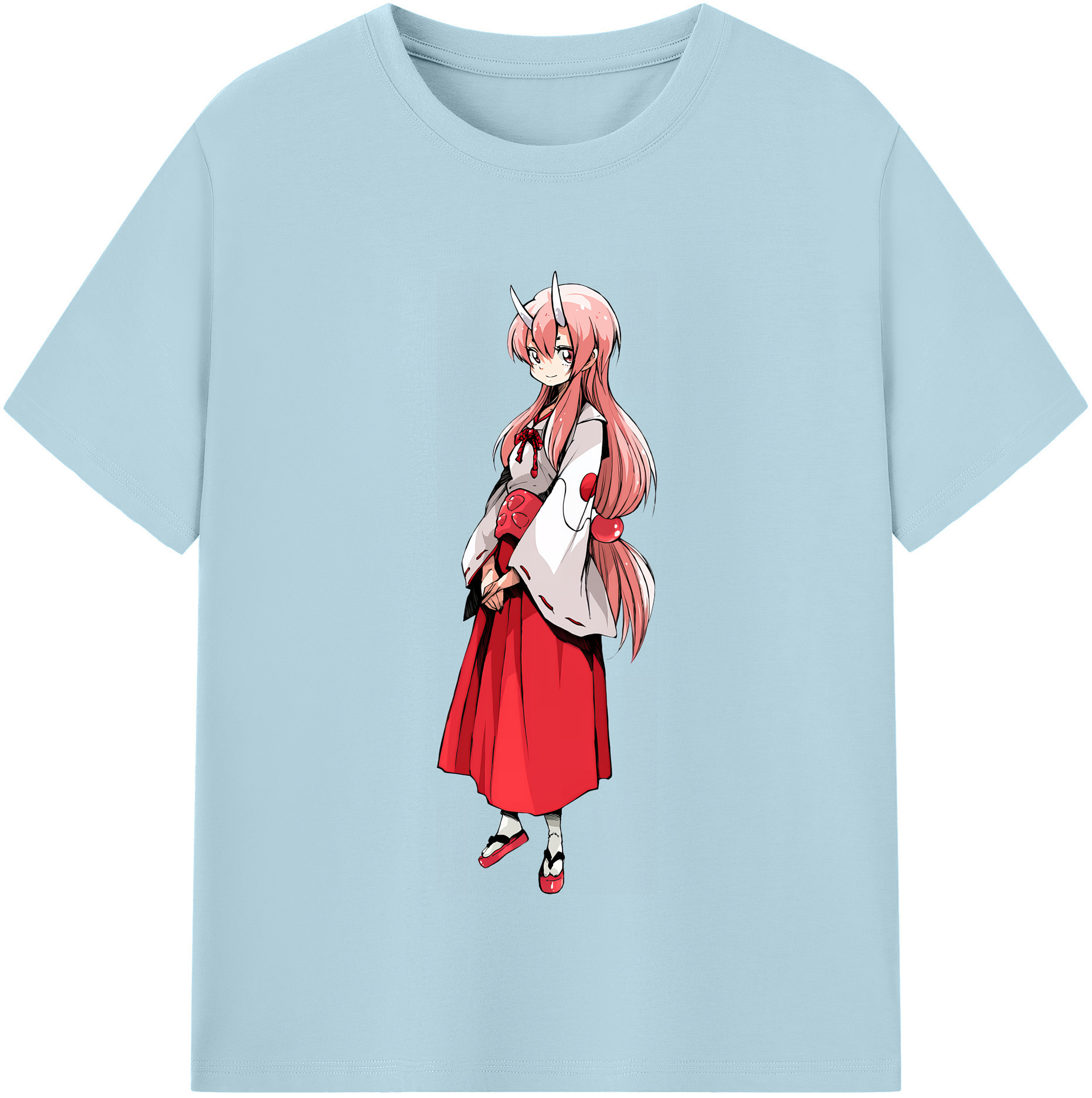 （画像用） 転スラ Regarding Reincarnated to Slime 綿100％半袖Tシャツ（フロントプリント）